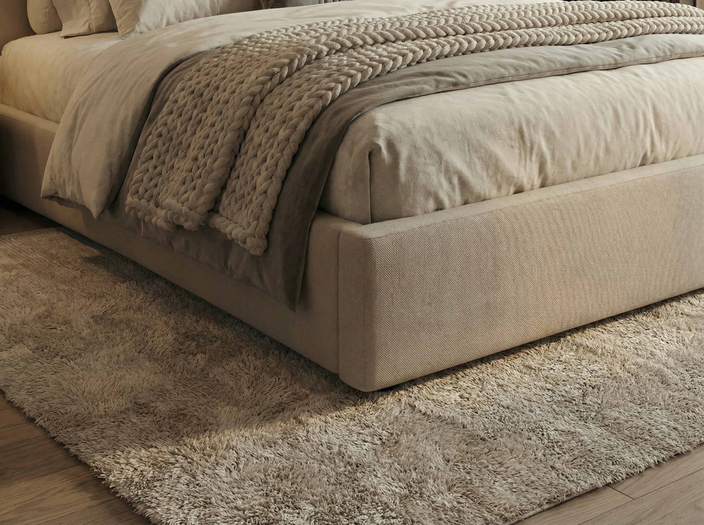 Giường Anliving MKL-BED04 nỉ nhiều màu sắc