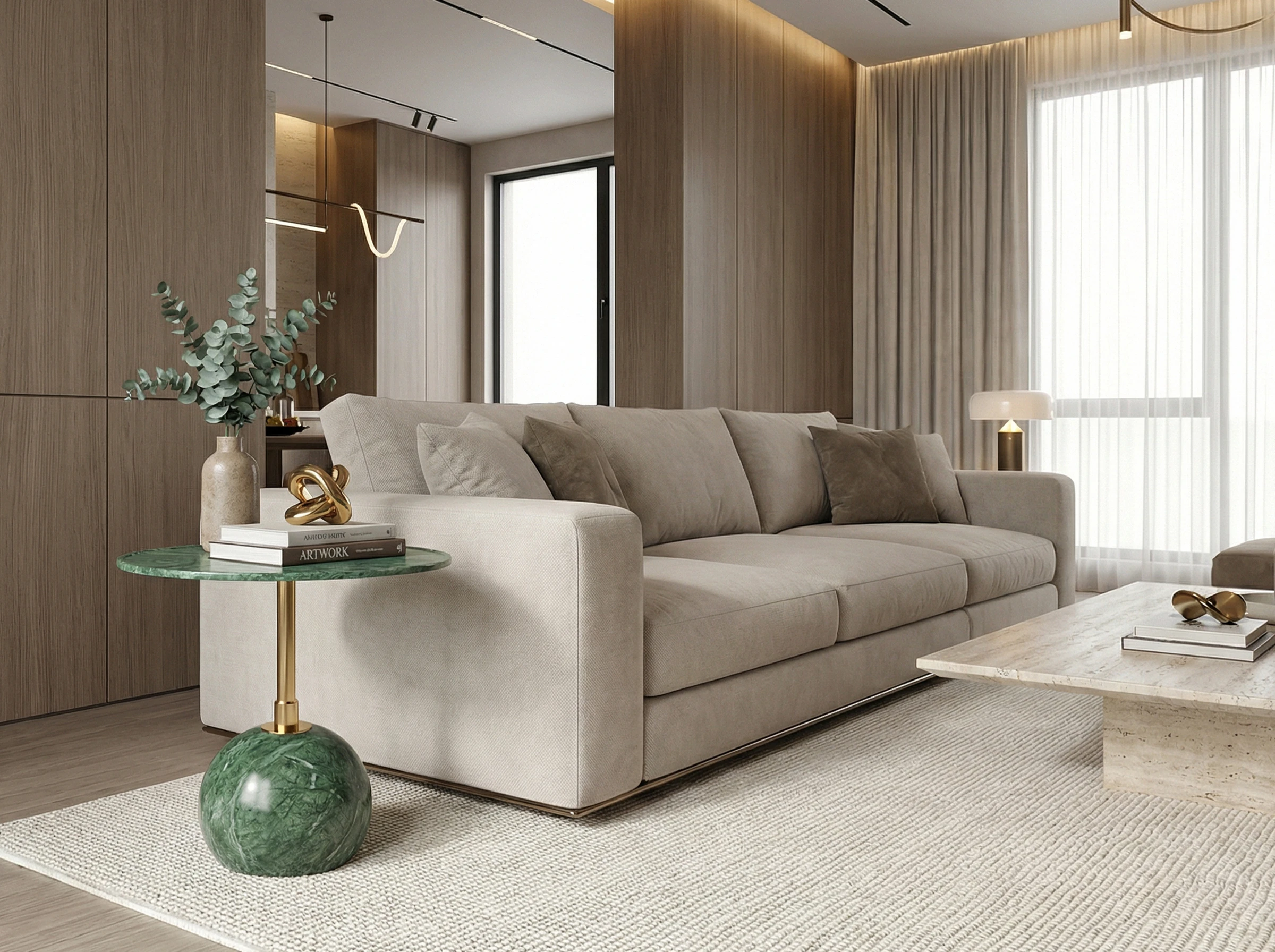 Bàn Tab Minlux MKL-ST07 đá tự nhiên nhiều màu sắc D40xH50