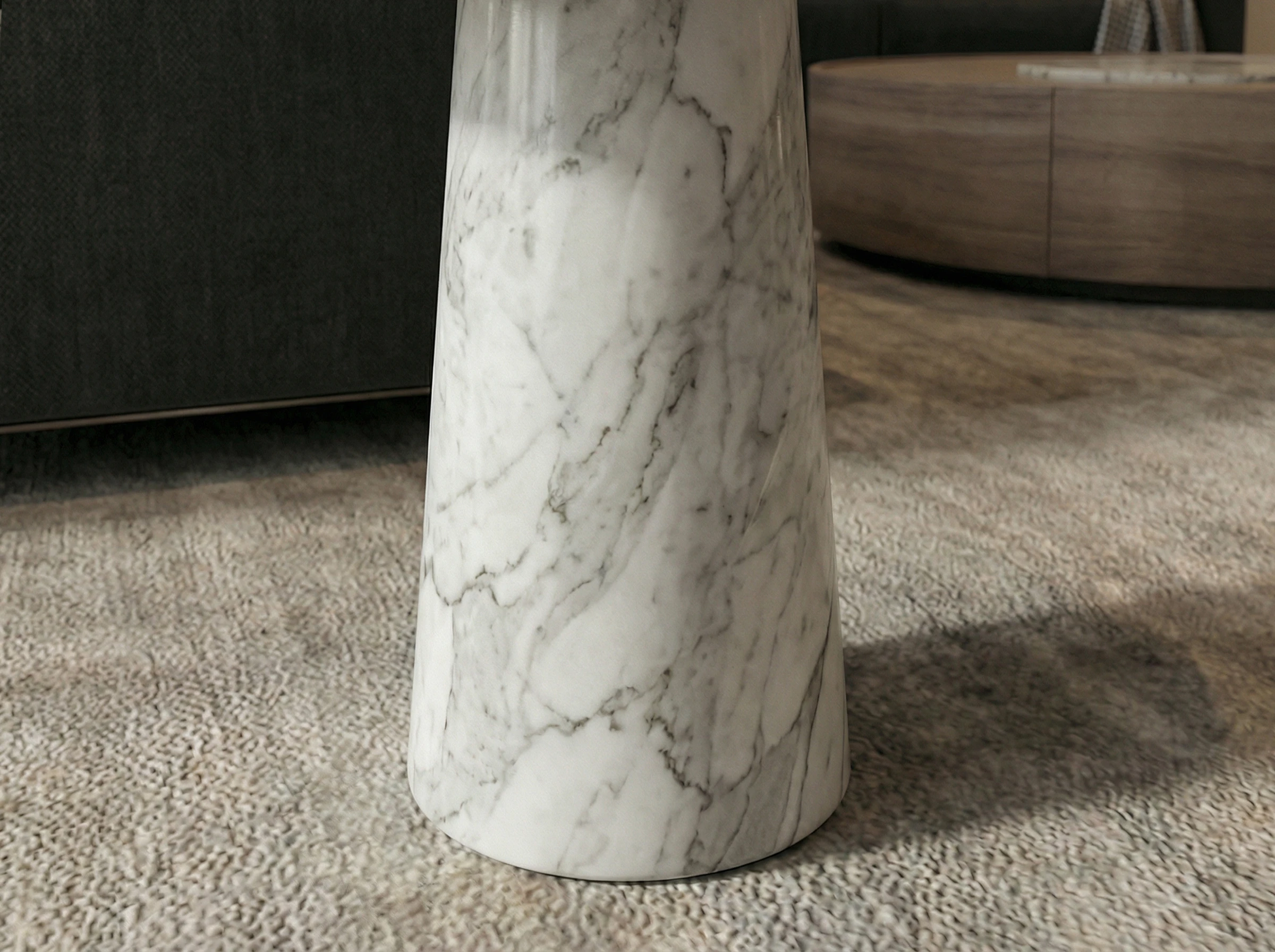 Bàn Tab Minlux MKL-ST08-1 đá tự nhiên nhiều màu sắc D40xH47