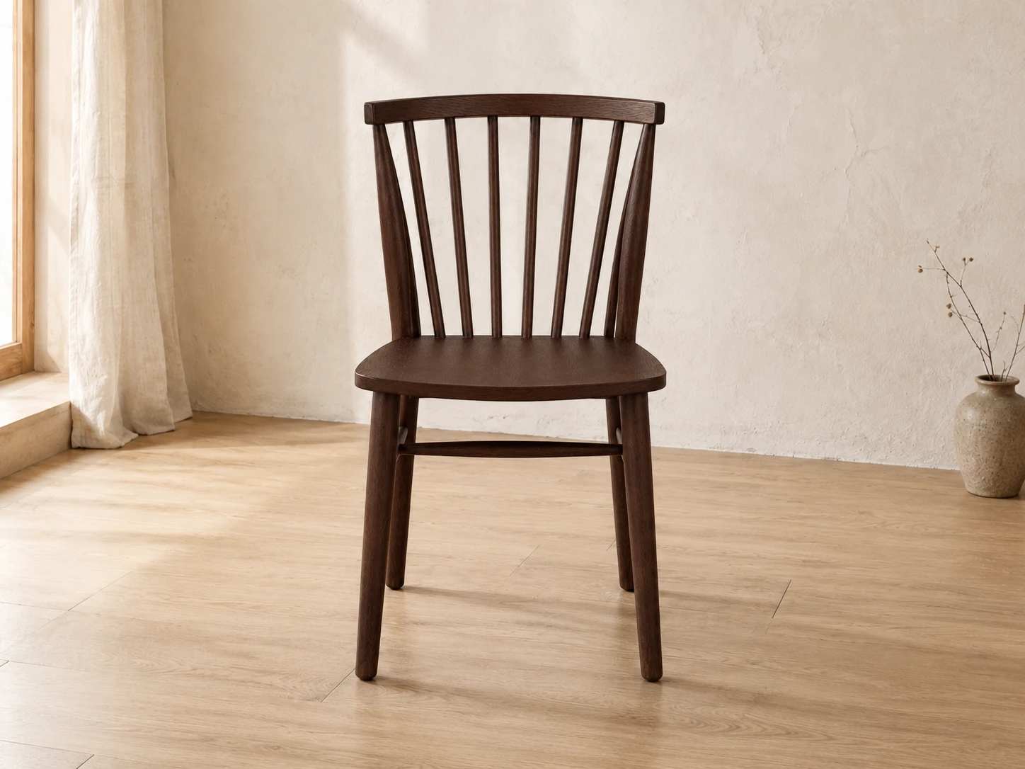 Ghế Ăn Phucora MKL-ROOT gỗ tự nhiên màu nâu 46x52x78