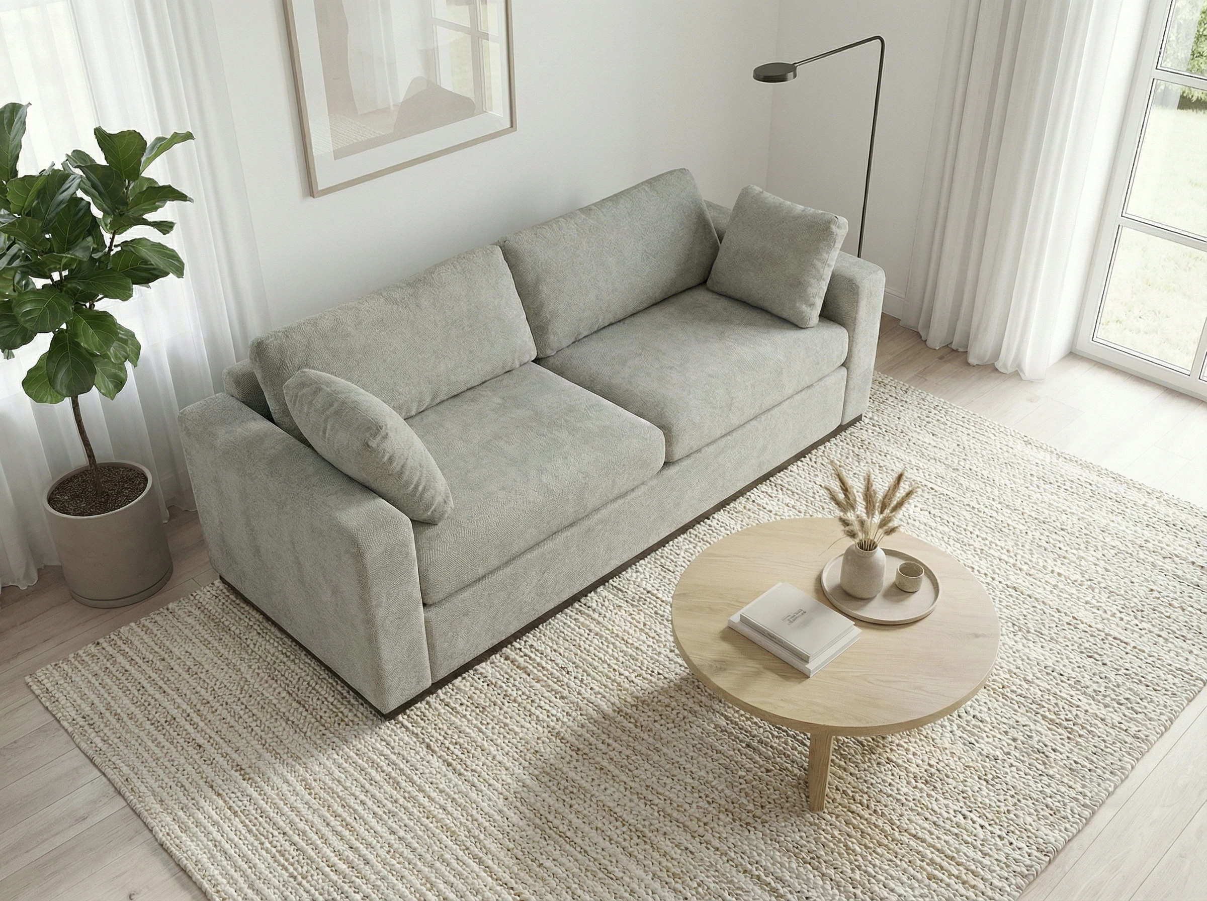 Sofa Văng Anbless MKL-DANXER vải nhiều màu sắc 218x91x81