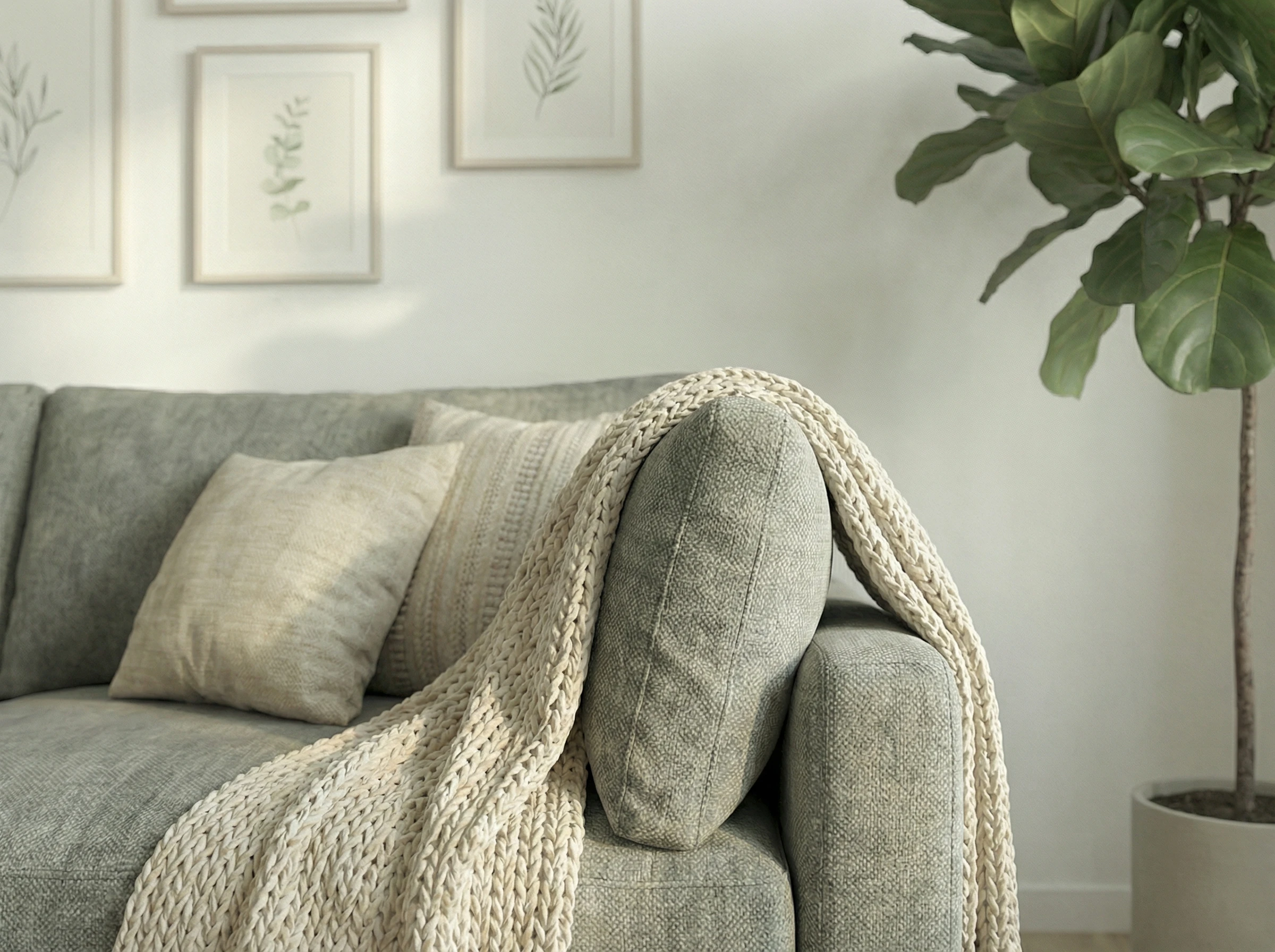 Sofa Văng Anbless MKL-POLA vải nhiều màu sắc 218x91x81