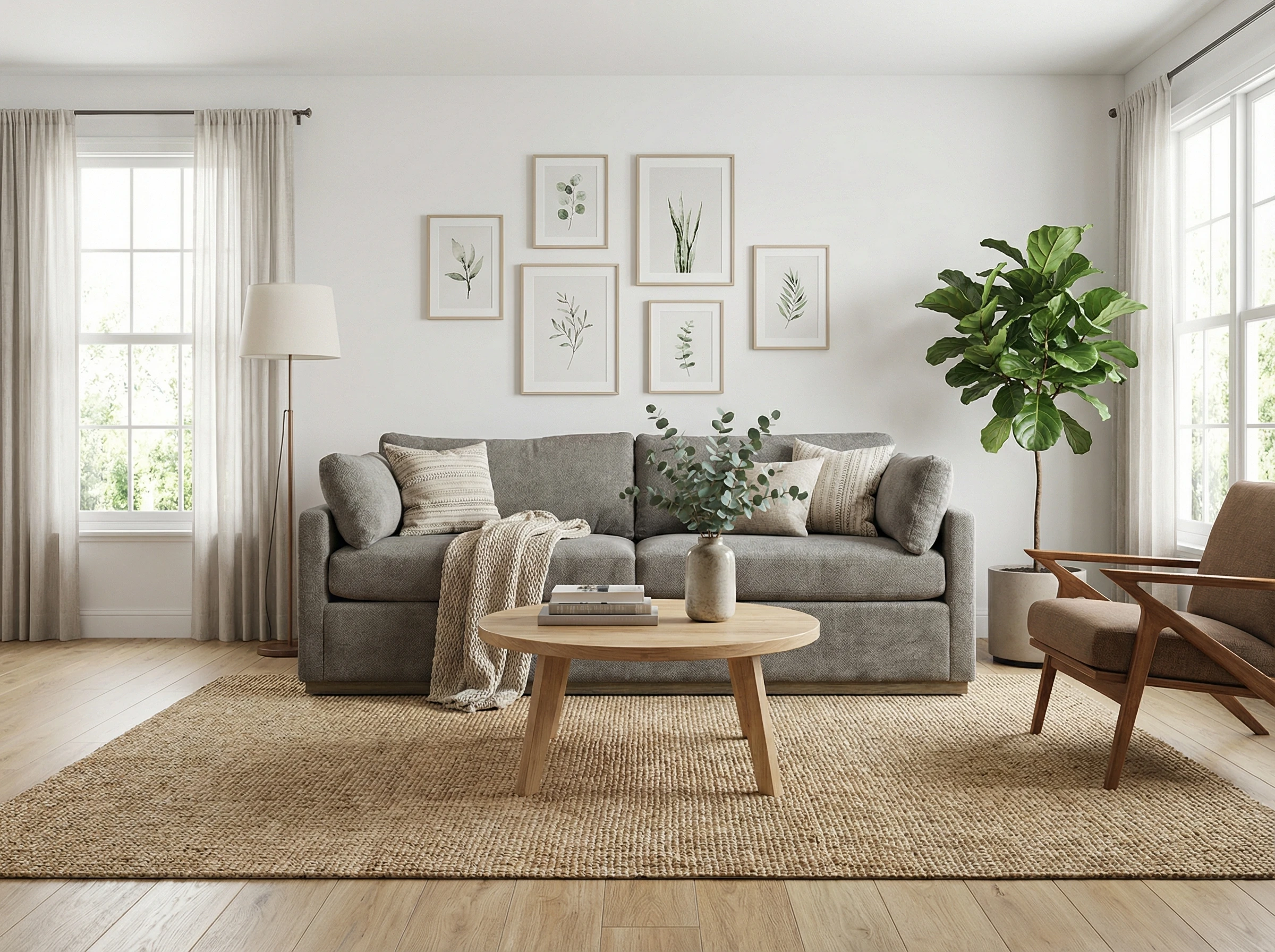 Sofa Văng Anbless MKL-POLA vải nhiều màu sắc 218x91x81