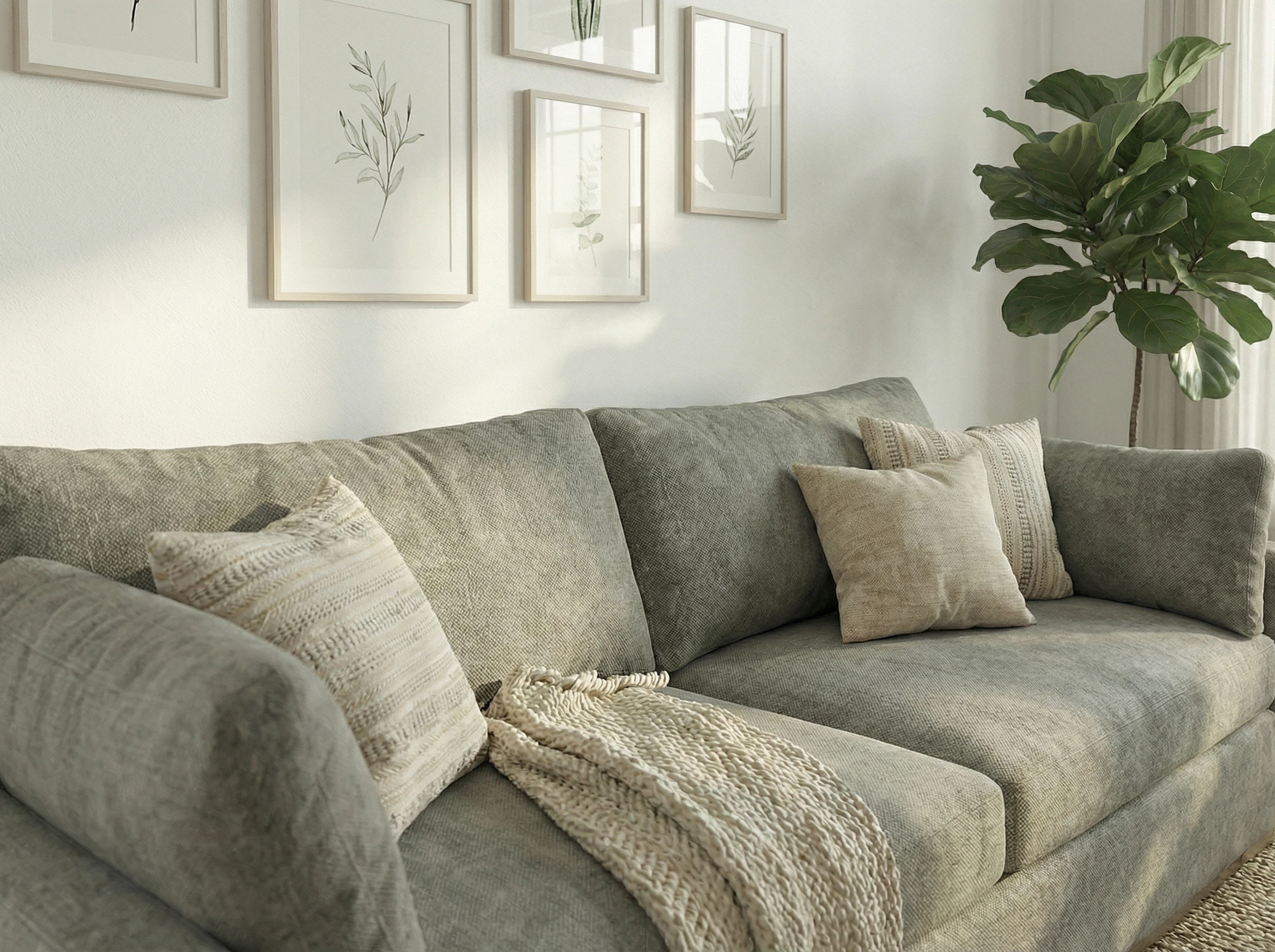 Sofa Văng Anbless MKL-POLA vải nhiều màu sắc 218x91x81