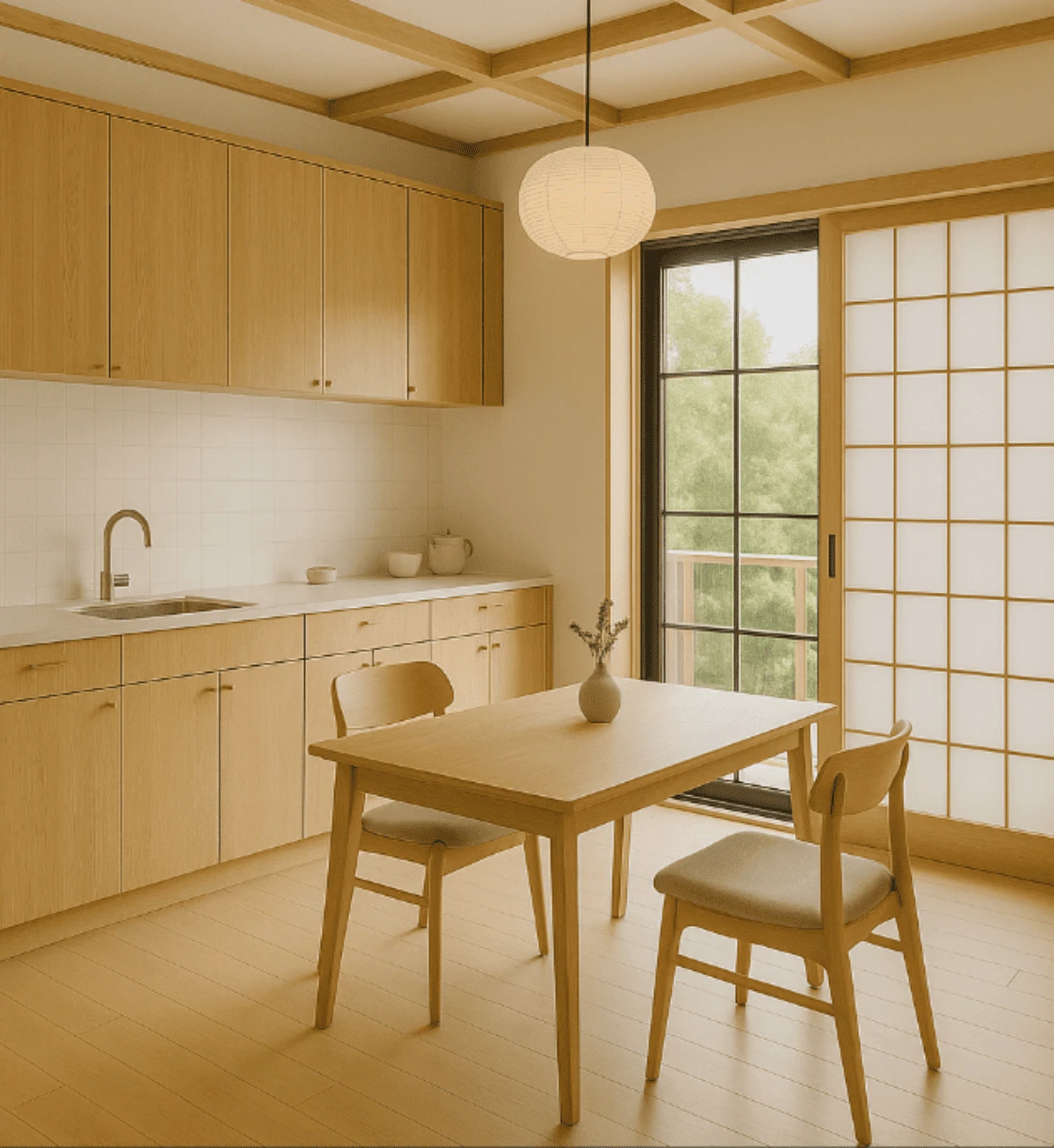 Nhà phố 3 tầng style Nhật Bản