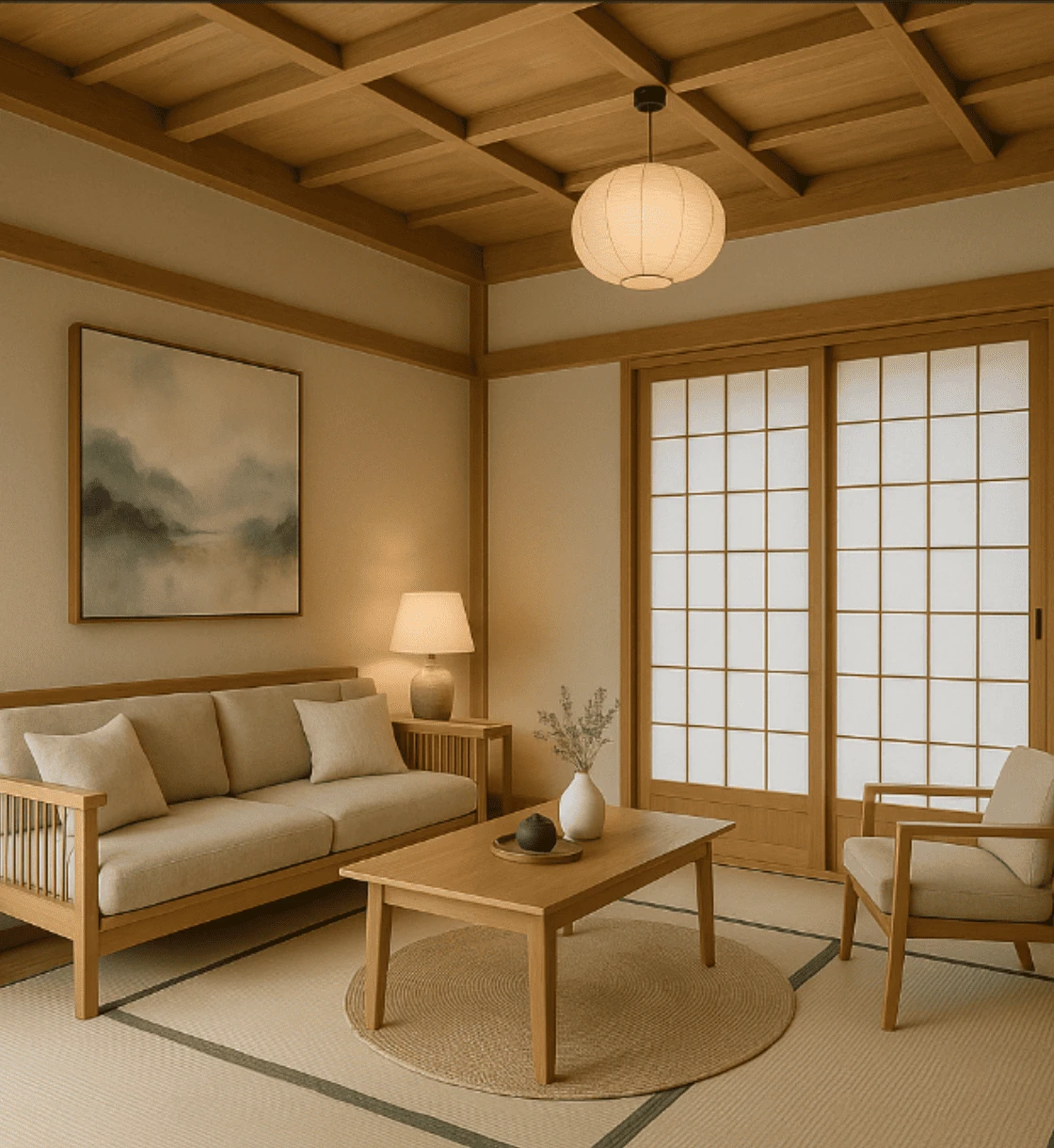 Nhà phố 3 tầng style Nhật Bản