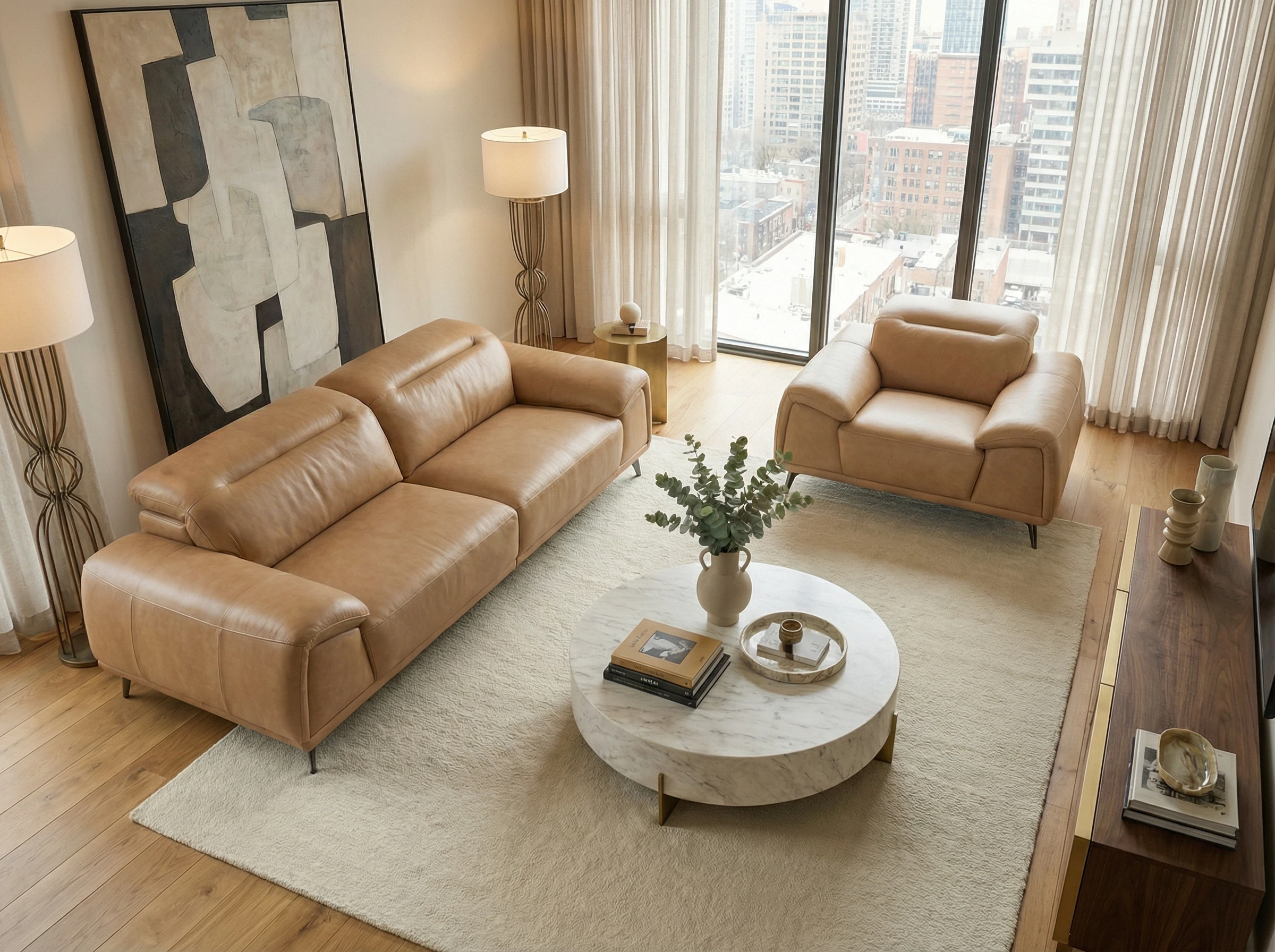 Sofa Văng Anbless MKL-KOFA 112 da PU nhiều màu sắc 220x110x71