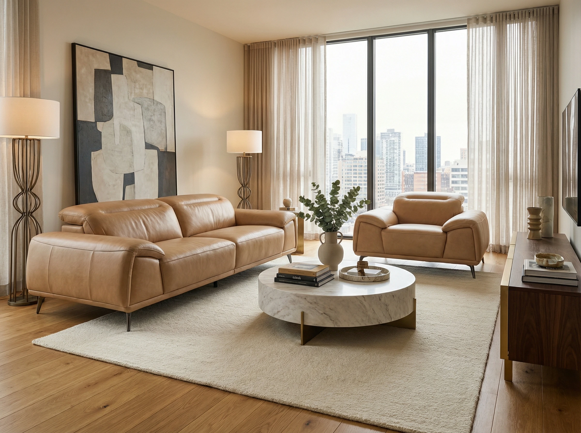 Sofa Văng Anbless MKL-KOFA 112 da PU nhiều màu sắc 220x110x71