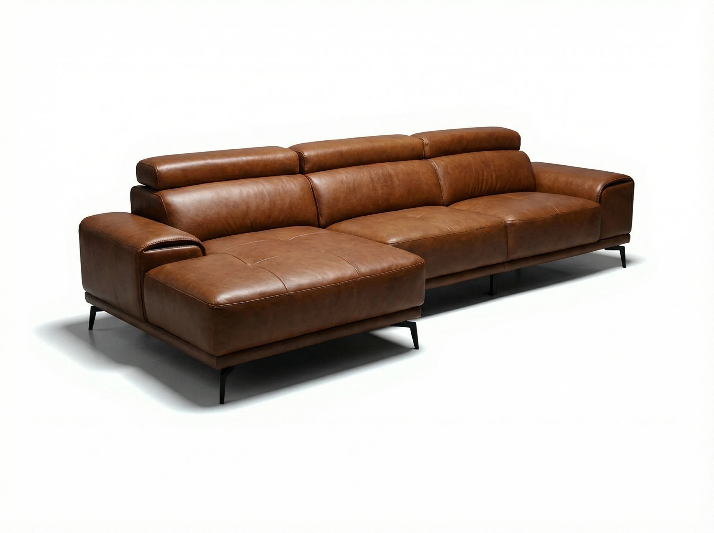 Sofa Goc L Anbless MKL-ROSTER (L) da PU nhieu mau sac 350x100x74/93 - Nội thất MKL Group